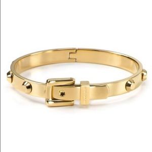 Authentic Michael Kors Buckle Bracelet - Gold